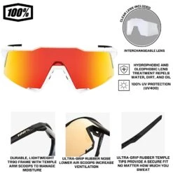 100% Speedcraft Sport Performance Baseball Sunglasses HD Interchangeable Lens (Off White/Red Multilayer Mirror) 11 100% Speedcraft Sport Performance Baseball Sunglasses HD Interchangeable Lens (Off White/Red Multilayer Mirror) -Deals Baseball Store 100 60007 00009 whtredinfographic2 1 677dcda6 5f91 4618 9081 b35a2a31f6ed