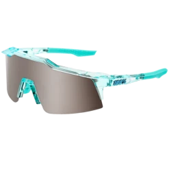 100% Speedcraft SL Performance Vented Baseball Sport Sunglasses (Polished Translucent Mint-Hiper Silver Mirror)