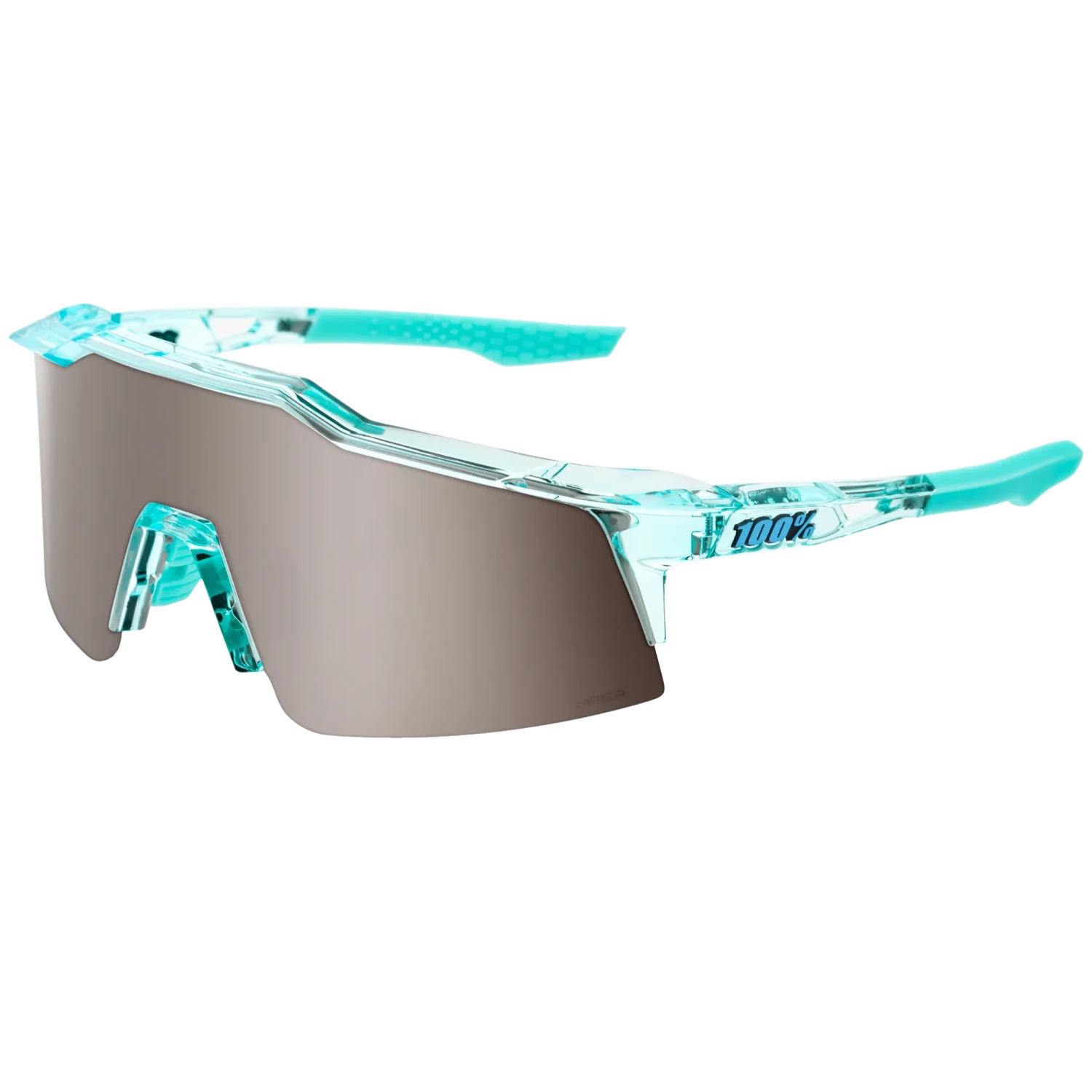 100% Speedcraft SL Performance Vented Baseball Sport Sunglasses (Polished Translucent Mint-Hiper Silver Mirror) 2 100% Speedcraft SL Performance Vented Baseball Sport Sunglasses (Polished Translucent Mint-Hiper Silver Mirror)