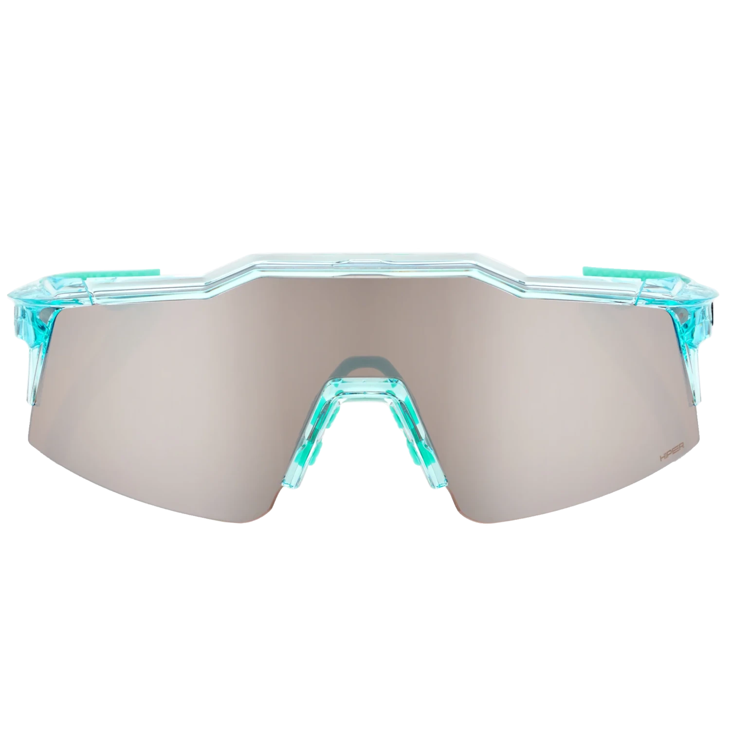 100% Speedcraft SL Performance Vented Baseball Sport Sunglasses (Polished Translucent Mint-Hiper Silver Mirror) 3 100% Speedcraft SL Performance Vented Baseball Sport Sunglasses (Polished Translucent Mint-Hiper Silver Mirror) - Image 2