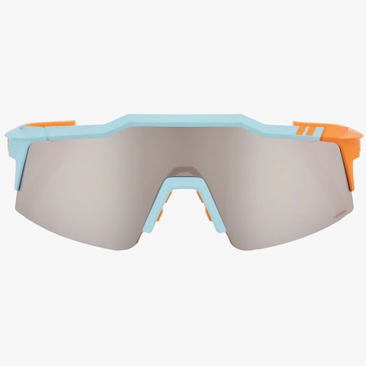 100% Speedcraft SL Performance Vented Baseball Sport Sunglasses (Soft Tact Two Tone-HiPER Silver Mirror Lens) 4 100% Speedcraft SL Performance Vented Baseball Sport Sunglasses (Soft Tact Two Tone-HiPER Silver Mirror Lens) - Image 2