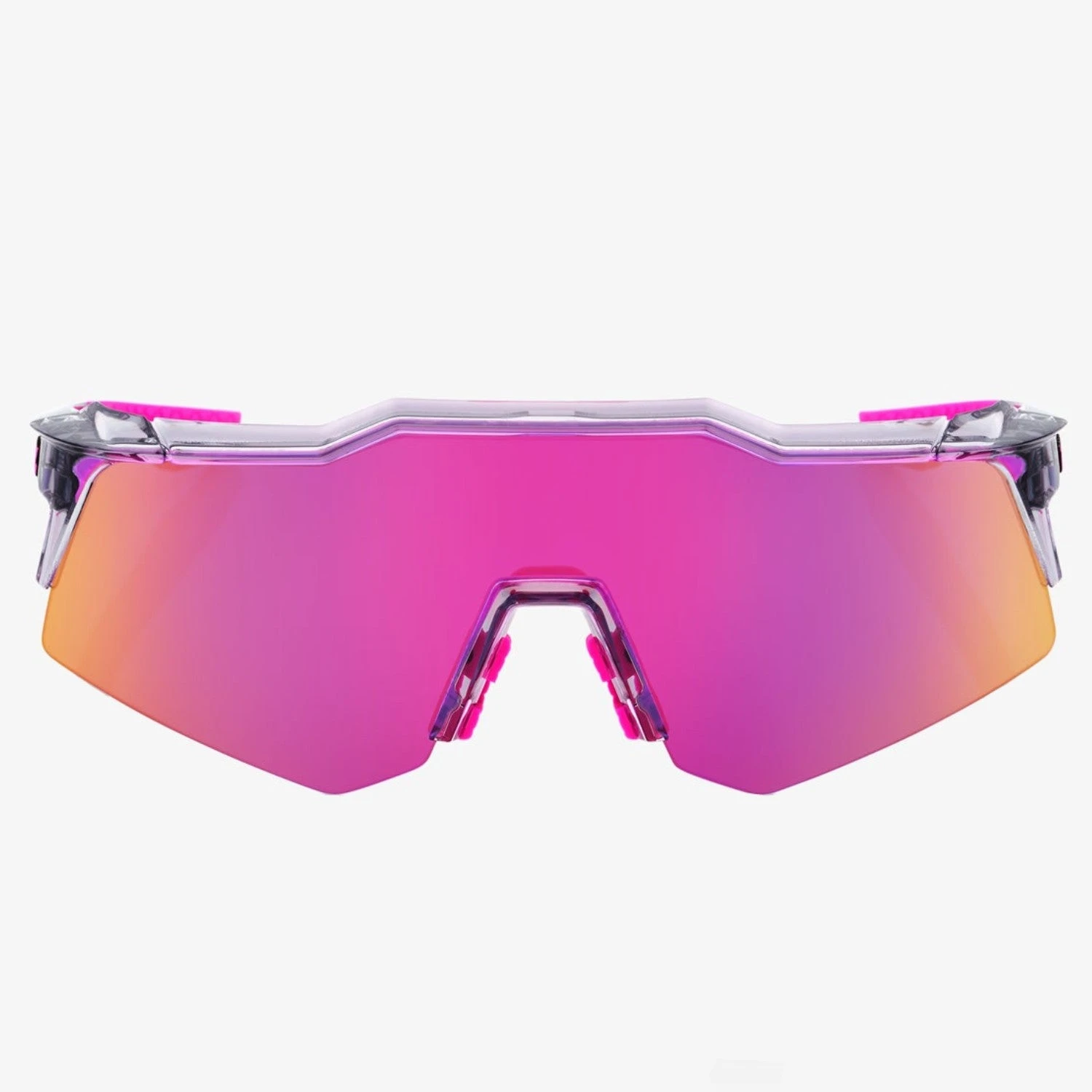 100% Speedcraft XS Sport Performance Sunglasses - Sport And Cycling Eyewear (Tokyo Night-Purple Multilayer Mirror Lens) 4 100% Speedcraft XS Sport Performance Sunglasses - Sport And Cycling Eyewear (Tokyo Night-Purple Multilayer Mirror Lens) - Image 2