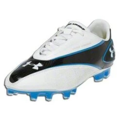 New Under Armour Create Pro II FG Soccer Molded Cleats Black/White/Royal Men 11