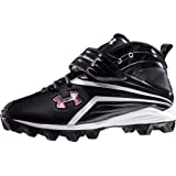 New Under Armour Crusher II Junior Molded Baseball Cleat Youth Size 5.5Y Blk/Wht
