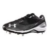 New Under Armour Men's Natural II Low Metal Baseball Cleats Black/White Men 11 2 New Under Armour Men's Natural II Low Metal Baseball Cleats Black/White Men 11 -Deals Baseball Store 1210450 0001