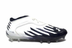 New Under Armour Nitro Diablo Low MC Football Cleat Mens 8 Wht/Blk