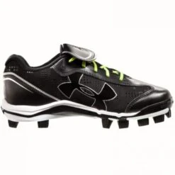New Under Armour Women's UA Glyde TPU CC Softball Black/White 8.5