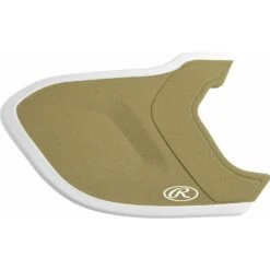 Rawlings Mach EXT Batting Helmet Extension Flap Piece Left & Right Handed Hitter (Vegas Gold)