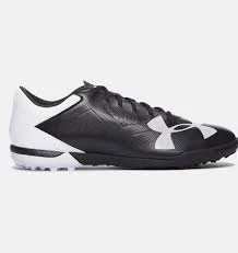New Under Armour Soccer Spotlight Boot For Indoor Surfaces Men 12 Black/White