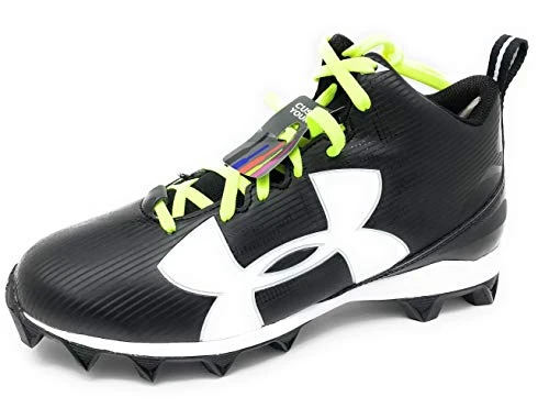 New Under Armour Crusher RM Football Cleat Mens Size 8 Black/White 3 New Under Armour Crusher RM Football Cleat Mens Size 8 Black/White