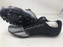 New Under Armour Kick Sprint Spike Men's 8.5 Track And Field Shoe Black/White