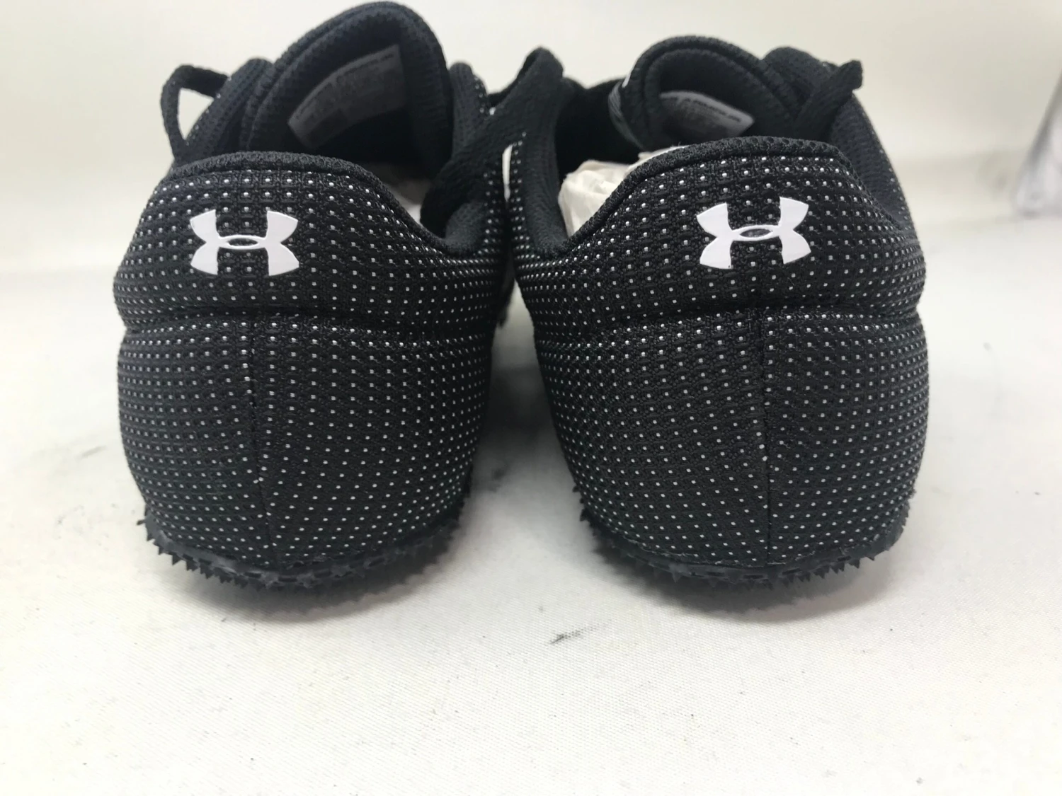 New Under Armour Kick Sprint Spike Men's 8.5 Track And Field Shoe Black/White 4 New Under Armour Kick Sprint Spike Men's 8.5 Track And Field Shoe Black/White - Image 2