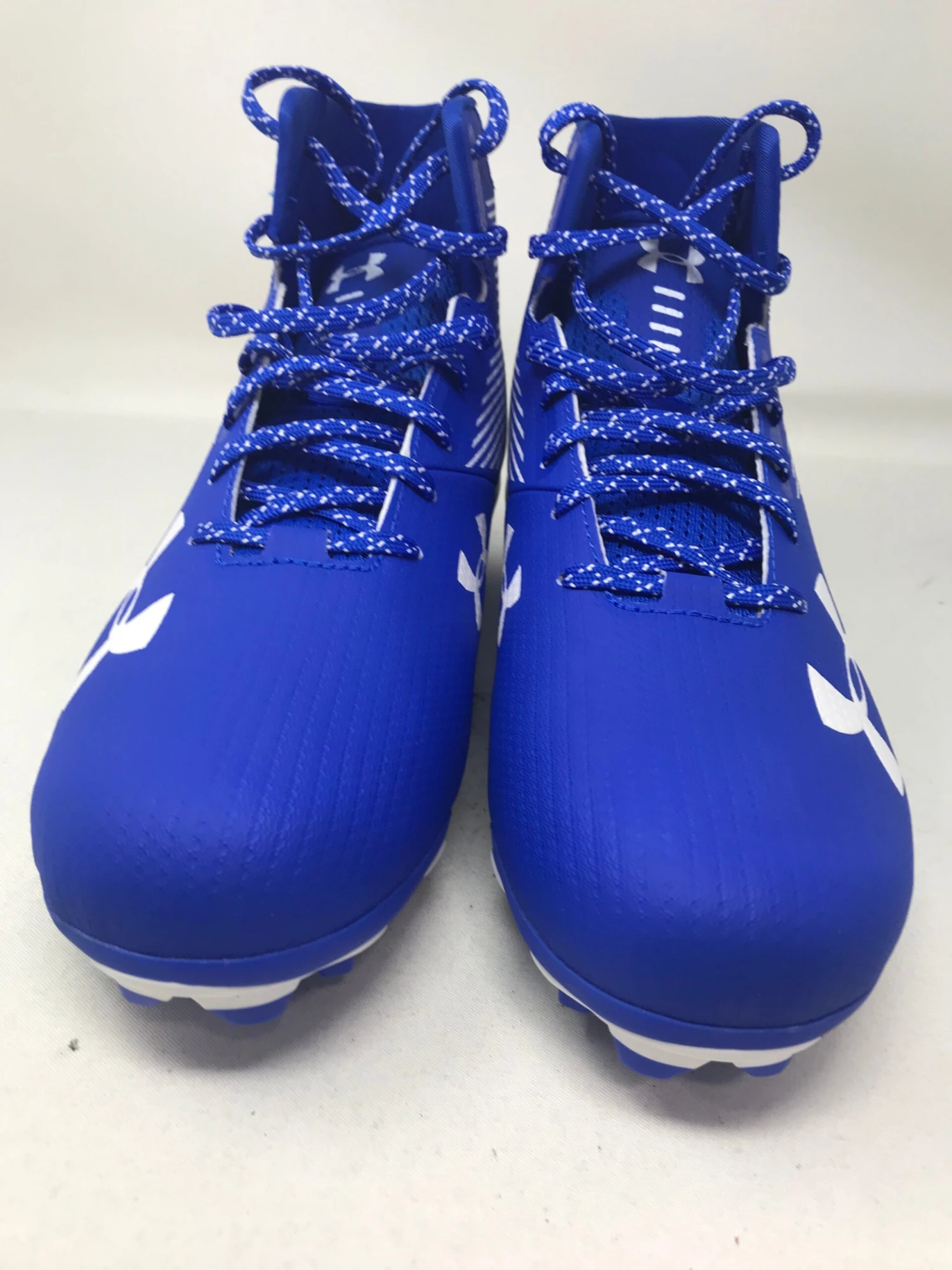 New Under Armour Hammer MC Molded Football Cleats Ryl/Wht Men's 11.5 3 New Under Armour Hammer MC Molded Football Cleats Ryl/Wht Men's 11.5