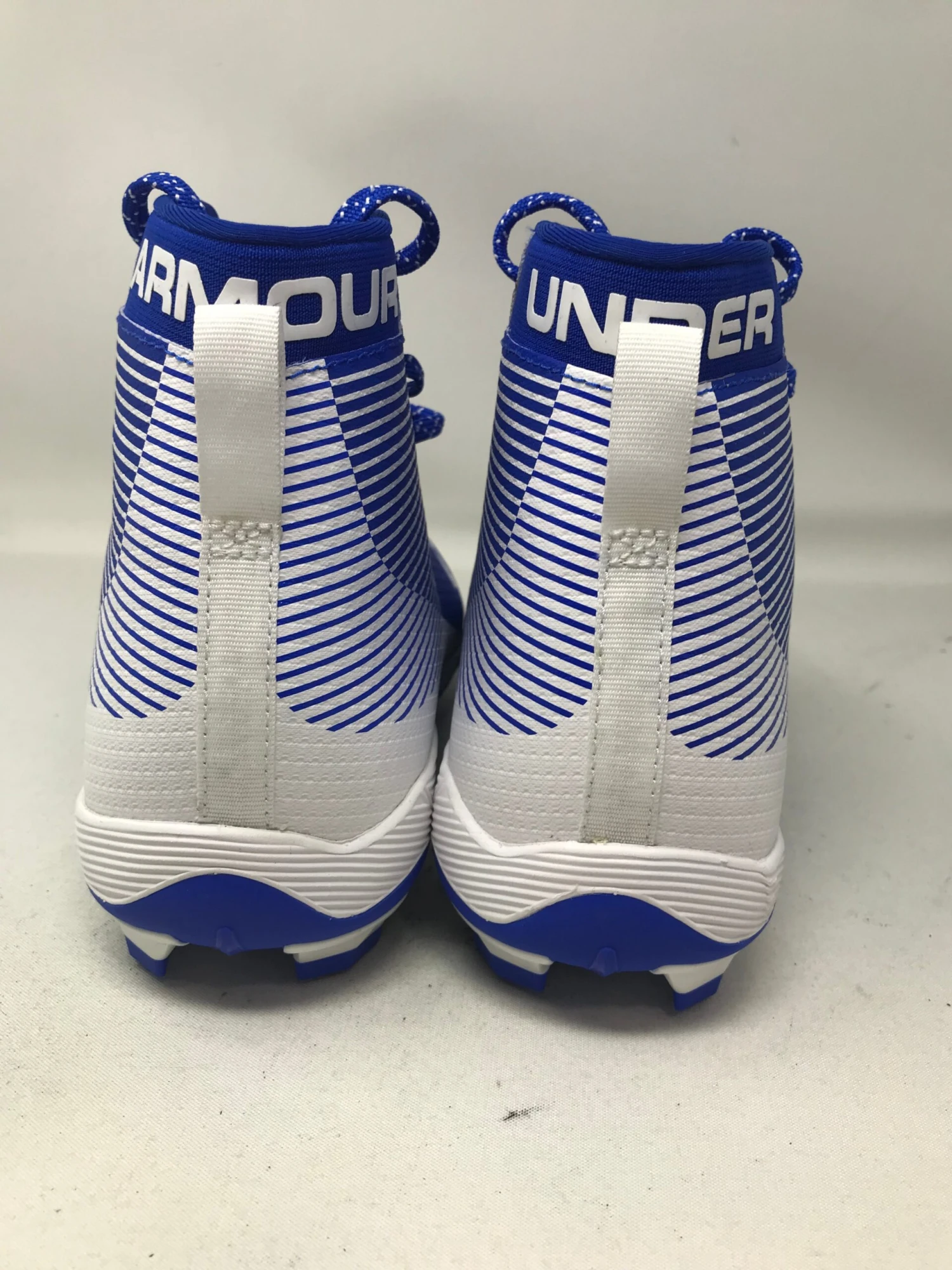 New Under Armour Hammer MC Molded Football Cleats Ryl/Wht Men's 11.5 5 New Under Armour Hammer MC Molded Football Cleats Ryl/Wht Men's 11.5 - Image 3