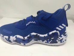 New Adidas Unisex-Adult D.O.N. Issue 3 Basketball Shoe Men 9/Women 10 Royal/White