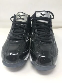 New Mizuno Men's 9 Spike Classic G5 Mid Baseball Cleat Men 9.5 Black/Black