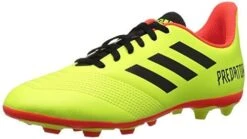 New Adidas Originals Kids' 13K Predator 18.4 FxG J Running Shoe Yellow/Black/Org