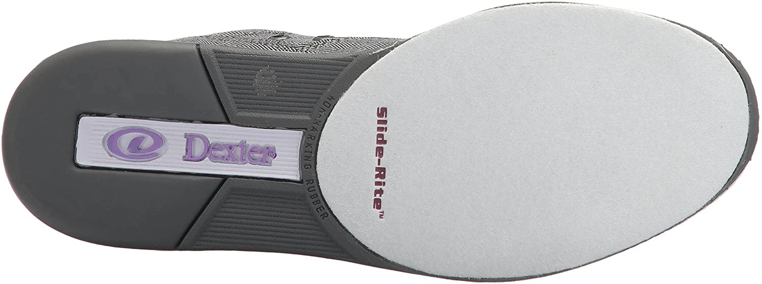 New Dexter Kerrie Bowling Shoes Size 9.5 (M) Grey Twill 4 New Dexter Kerrie Bowling Shoes Size 9.5 (M) Grey Twill - Image 2