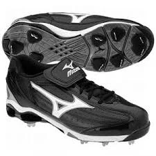 New Mizuno 9 Spike Classic Low G5 LC 320357 Baseball Cleats Mens 9.5 Black/White