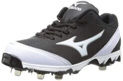 New Mizuno Women's 9-Spike Select Softball Cleat Size 10 Black/White