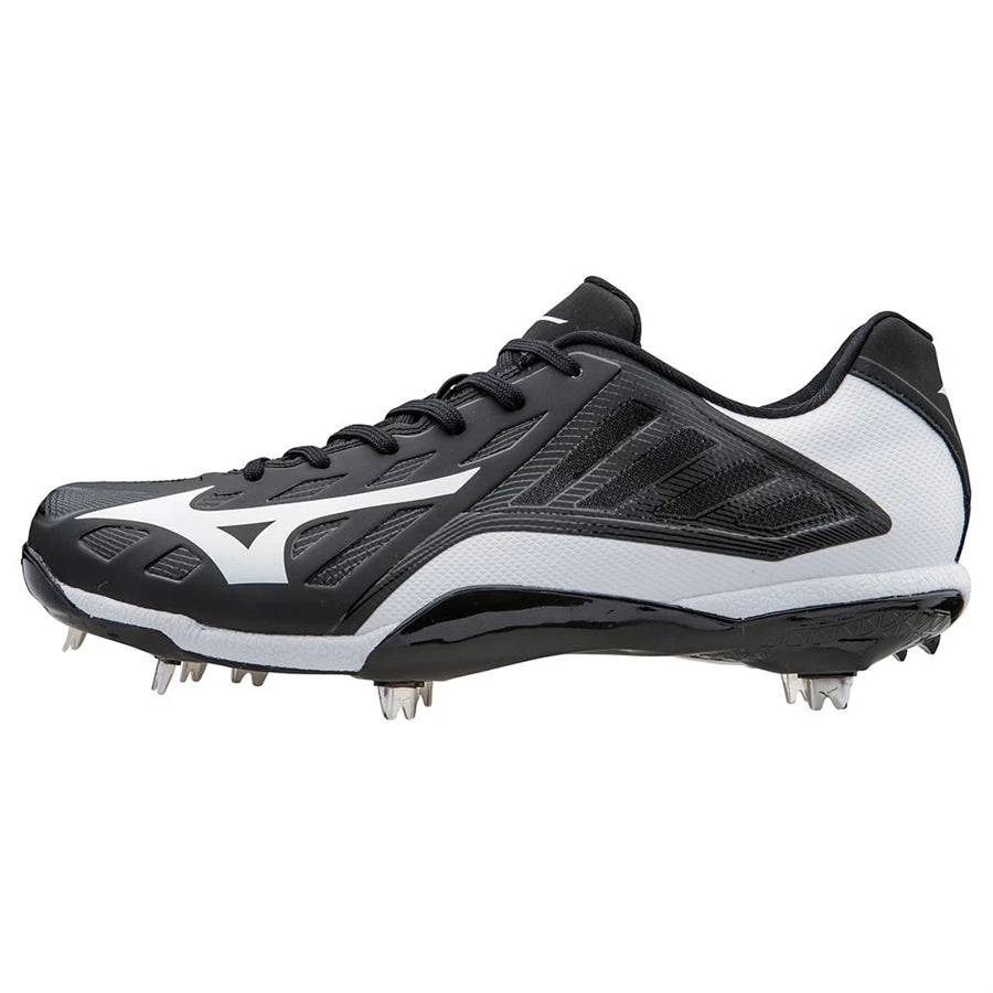 New Mizuno Heist IQ Mens 12 Baseball Metal Cleats Black/White 320501.9000 3 New Mizuno Heist IQ Mens 12 Baseball Metal Cleats Black/White 320501.9000