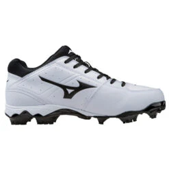 New Mizuno 9 Spike Adv. Finch Elite 2 Size Womens 5.5 Softball Cleat White/Black