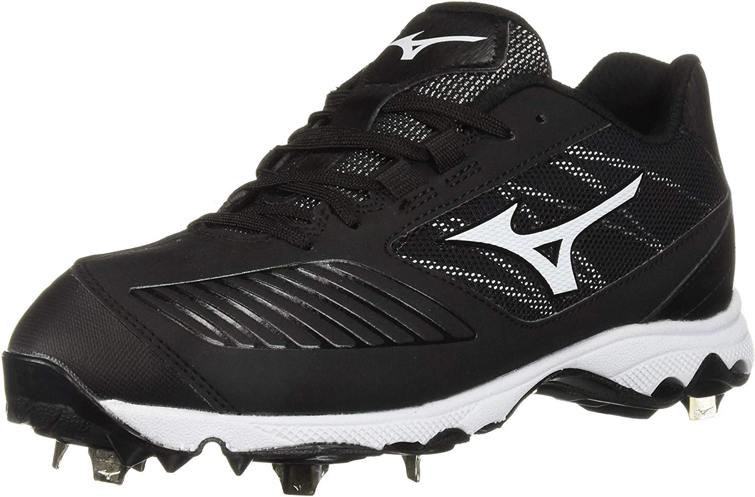 New Mizuno Women's 9-Spike Advanced Sweep 4 Metal Softball Cleats 9.5 Blk/Wht 3 New Mizuno Women's 9-Spike Advanced Sweep 4 Metal Softball Cleats 9.5 Blk/Wht