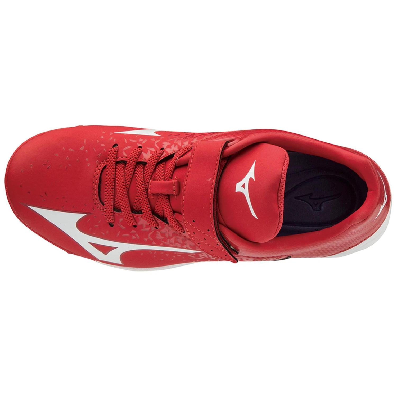 Mizuno Select Nine Junior Youth Low Molded Baseball Cleats (Red/White) 5 Mizuno Select Nine Junior Youth Low Molded Baseball Cleats (Red/White) - Image 3