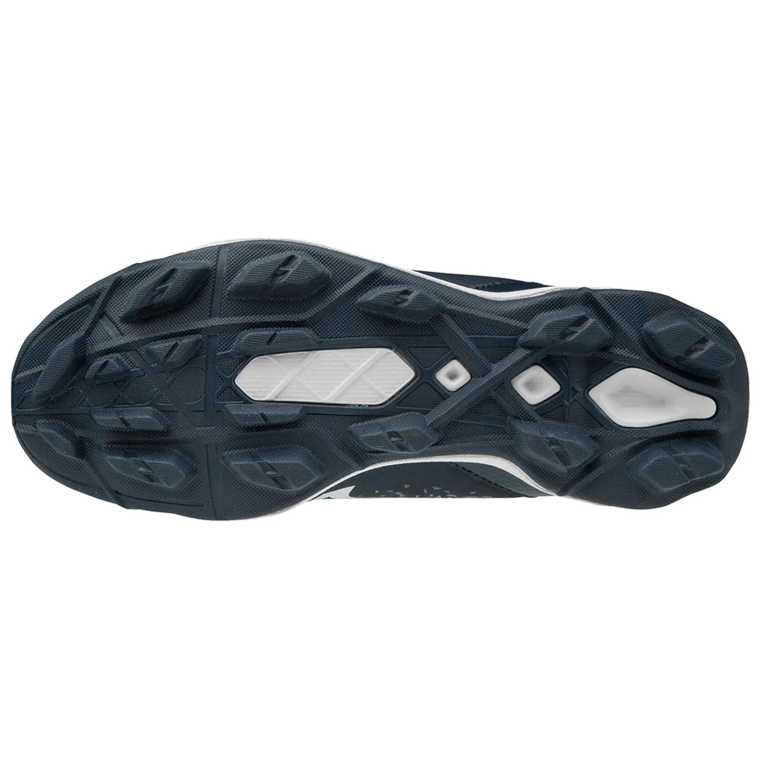 Mizuno Select Nine Junior Youth Low Molded Baseball Cleats (Navy/White) 7 Mizuno Select Nine Junior Youth Low Molded Baseball Cleats (Navy/White) - Image 5