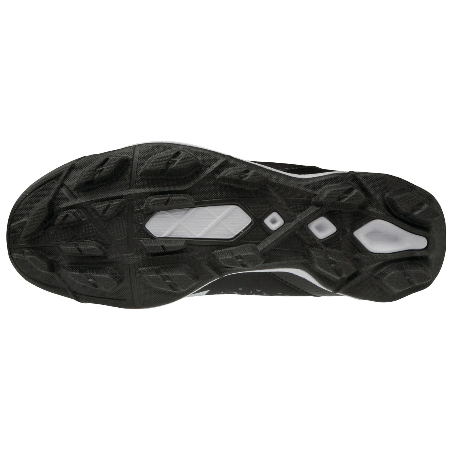 Mizuno Select Nine Junior Youth Low Molded Baseball Cleats (Black/White) 7 Mizuno Select Nine Junior Youth Low Molded Baseball Cleats (Black/White) - Image 5