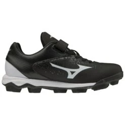 Mizuno Select Nine Junior Youth Low Molded Baseball Cleats (Black/White) 11 Mizuno Select Nine Junior Youth Low Molded Baseball Cleats (Black/White) -Deals Baseball Store 320581 9000 03