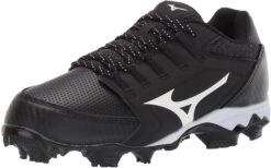 New Other Mizuno Women's 9-Spike Advanced Elite 4 TPU Molded Cleat Sz 5 Blk/Wht