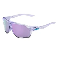 100% Norvik Sport Performance Sunglasses W Interchangeable Lenses (Polished Translucent Lavender - Hiper Lavender Mirror Lens)
