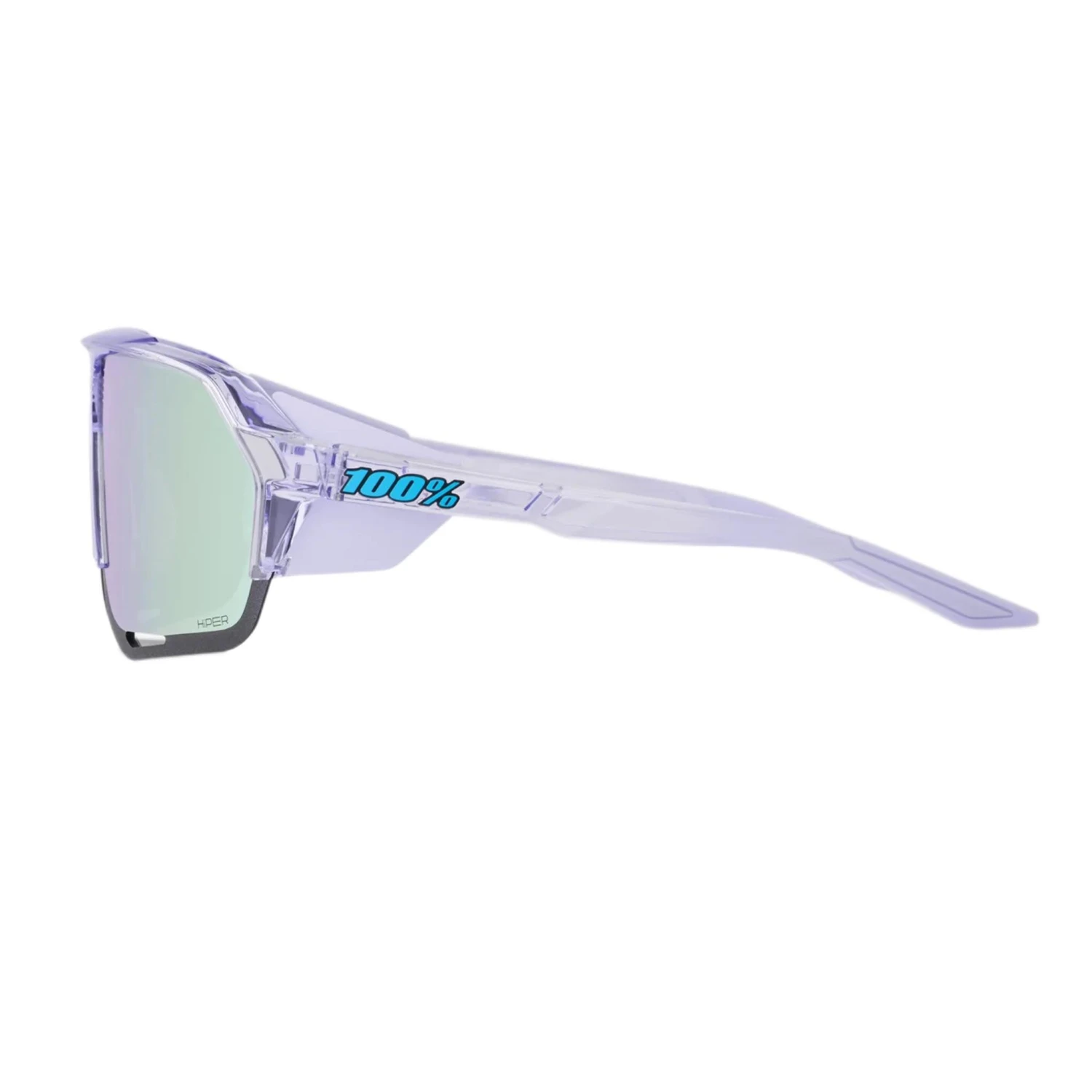 100% Norvik Sport Performance Sunglasses W Interchangeable Lenses (Polished Translucent Lavender - Hiper Lavender Mirror Lens) 5 100% Norvik Sport Performance Sunglasses W Interchangeable Lenses (Polished Translucent Lavender - Hiper Lavender Mirror Lens) - Image 3