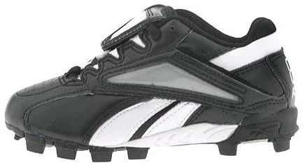 New Reebok Big Kid Jr 6.5 Vero Trade Low Baseball Cleat Black/White 4 New Reebok Big Kid Jr 6.5 Vero Trade Low Baseball Cleat Black/White - Image 2