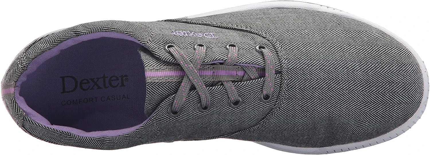 New Dexter Kerrie Bowling Shoes Size 9.5 (M) Grey Twill 5 New Dexter Kerrie Bowling Shoes Size 9.5 (M) Grey Twill - Image 3