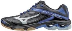 New Mizuno Wmn 6.5 Wave Lightening Z3 Indoor Court Volleyball Shoe Blk/Ryl