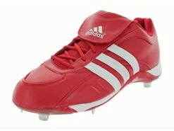 New Adidas Men's Excelsior 5 Low 14 Red/White Metal Cleats