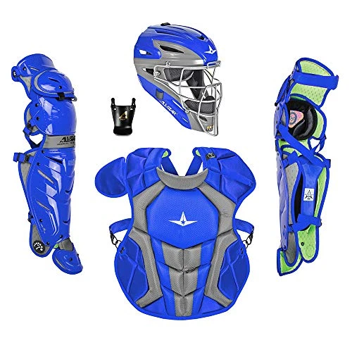All-Star System 7 Axis Intermediate Baseball Catcher's Set, Intermediate (Royal) 3 All-Star System 7 Axis Intermediate Baseball Catcher's Set, Intermediate (Royal)