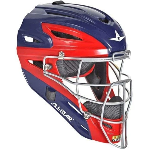 ALL-STAR SYSTEM 7 AXIS INTERMEDIATE NOCSAE APPROVED CATCHER'S KIT (Navy/Scarlet) 6 ALL-STAR SYSTEM 7 AXIS INTERMEDIATE NOCSAE APPROVED CATCHER'S KIT (Navy/Scarlet) - Image 4