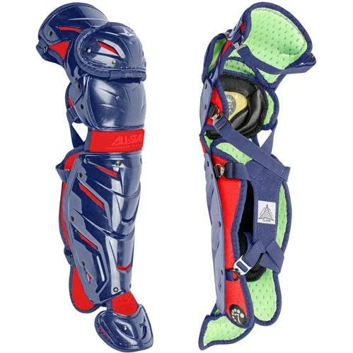 ALL-STAR SYSTEM 7 AXIS INTERMEDIATE NOCSAE APPROVED CATCHER'S KIT (Navy/Scarlet) 5 ALL-STAR SYSTEM 7 AXIS INTERMEDIATE NOCSAE APPROVED CATCHER'S KIT (Navy/Scarlet) - Image 3