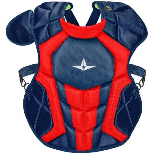 ALL-STAR SYSTEM 7 AXIS INTERMEDIATE NOCSAE APPROVED CATCHER'S KIT (Navy/Scarlet) 4 ALL-STAR SYSTEM 7 AXIS INTERMEDIATE NOCSAE APPROVED CATCHER'S KIT (Navy/Scarlet) - Image 2