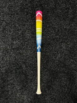 "Taste The Rainbow Egg" Factory Artist Collection Wood Bat