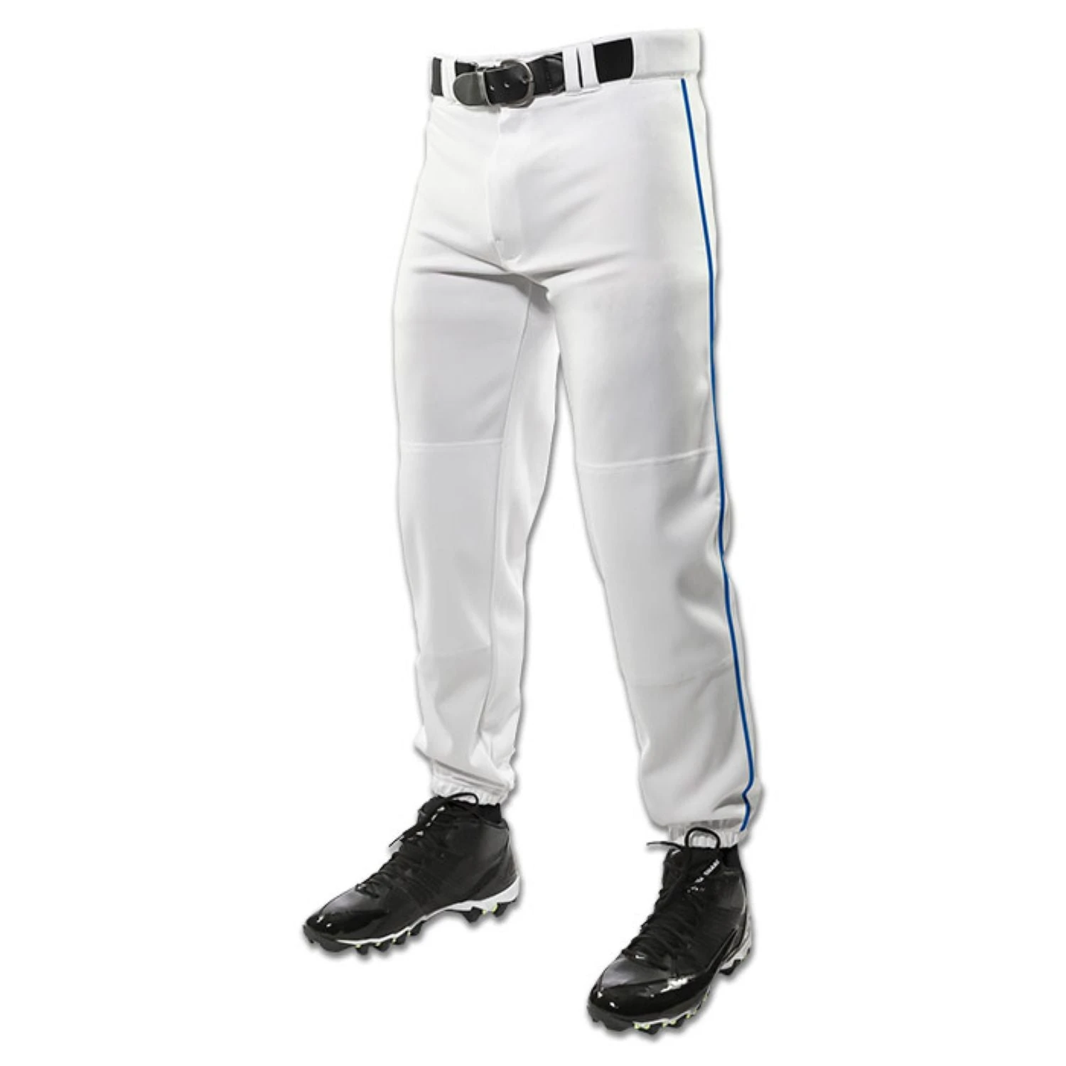 Champro Triple Crown Classic W/ Braid Mens Baseball Pants (White/Royal) 3 Champro Triple Crown Classic W/ Braid Mens Baseball Pants (White/Royal)