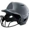 EvoShield XVT Gloss Batting Helmet Fastpitch Softball With Facemask (Charcoal) 1 EvoShield XVT Gloss Batting Helmet Fastpitch Softball With Facemask (Charcoal) -Deals Baseball Store 61cli mjtbs. ac sl1500