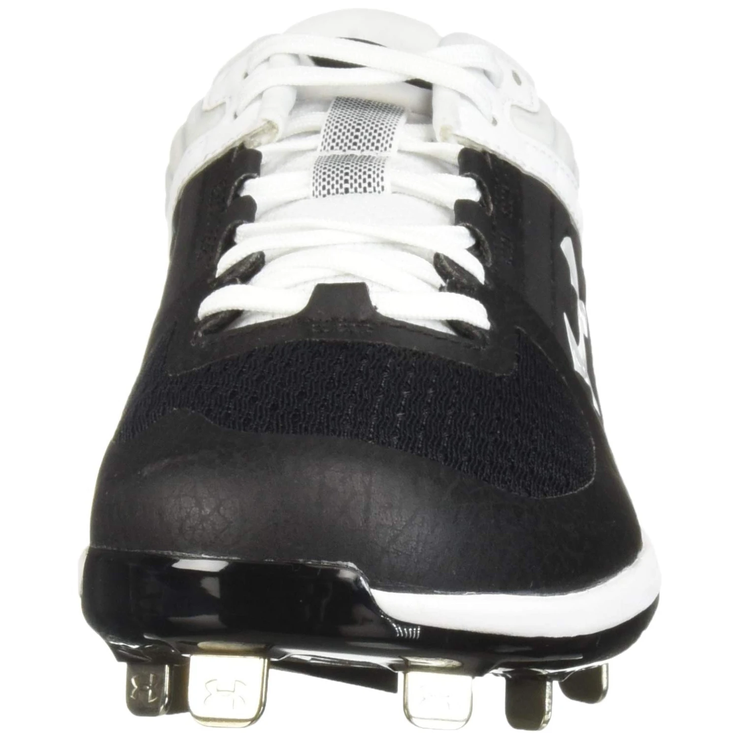 Under Armour Yard Low Men's Baseball Metal Cleats Spikes (Black/White) 4 Under Armour Yard Low Men's Baseball Metal Cleats Spikes (Black/White) - Image 2