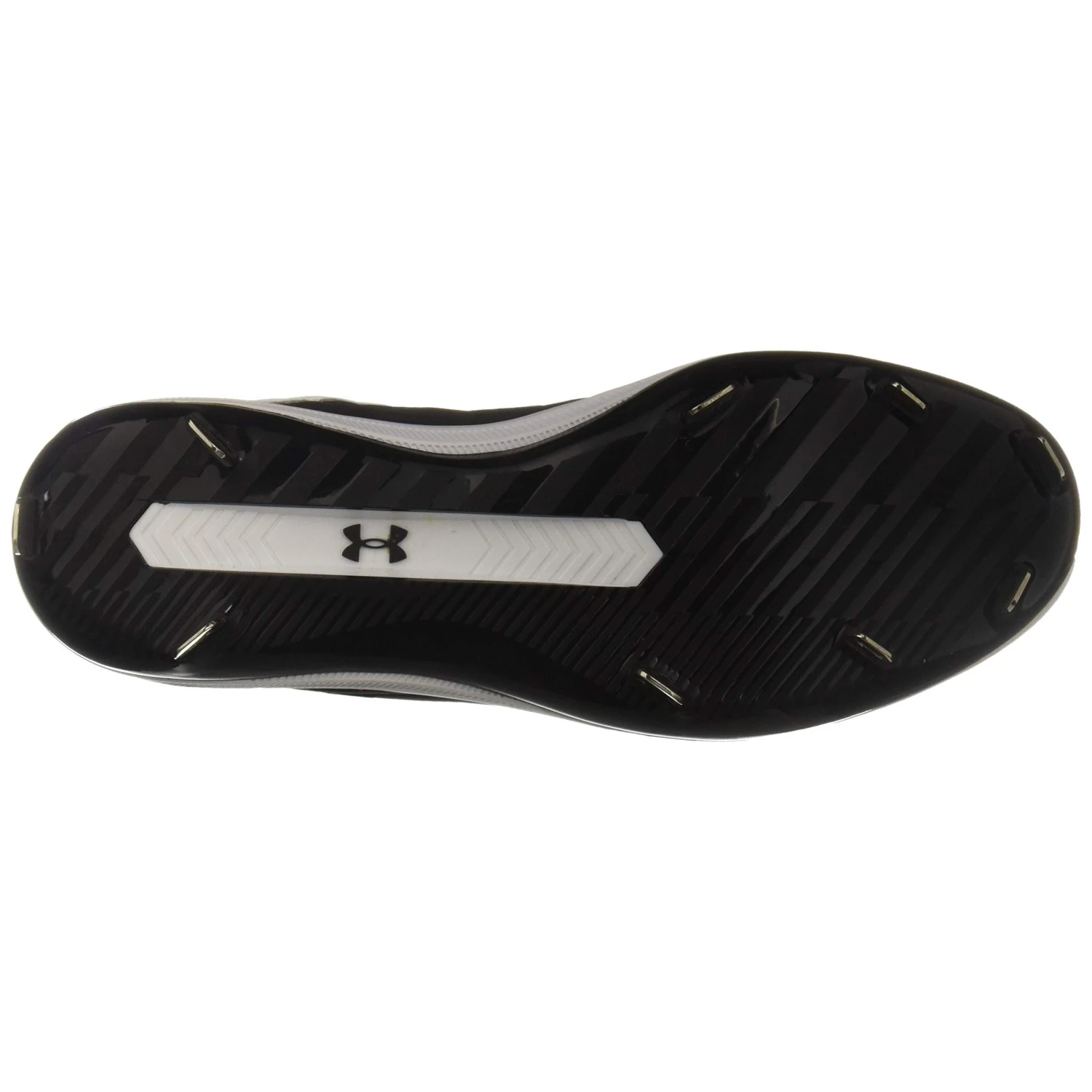 Under Armour Yard Low Men's Baseball Metal Cleats Spikes (Black/White) 6 Under Armour Yard Low Men's Baseball Metal Cleats Spikes (Black/White) - Image 4