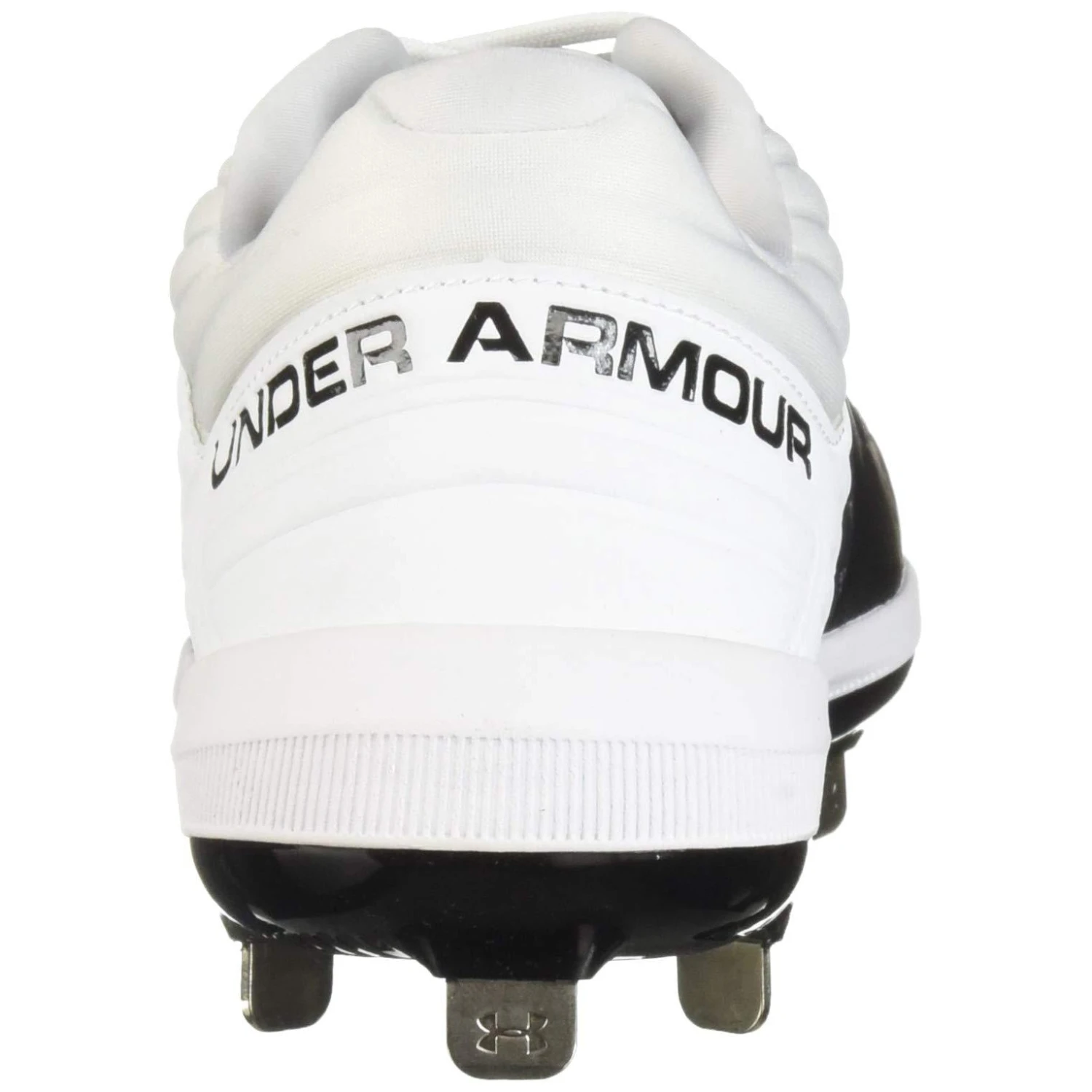 Under Armour Yard Low Men's Baseball Metal Cleats Spikes (Black/White) 5 Under Armour Yard Low Men's Baseball Metal Cleats Spikes (Black/White) - Image 3