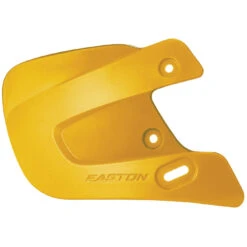 Easton Baseball Batting Helmet Extended Jaw Guard Right Handed Batting Helmet (Gold)
