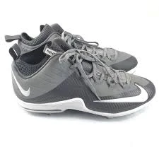 New Nike Air Max MVP Elite 3/4 Gry/Wht Sz 8.5 Baseball Cleats